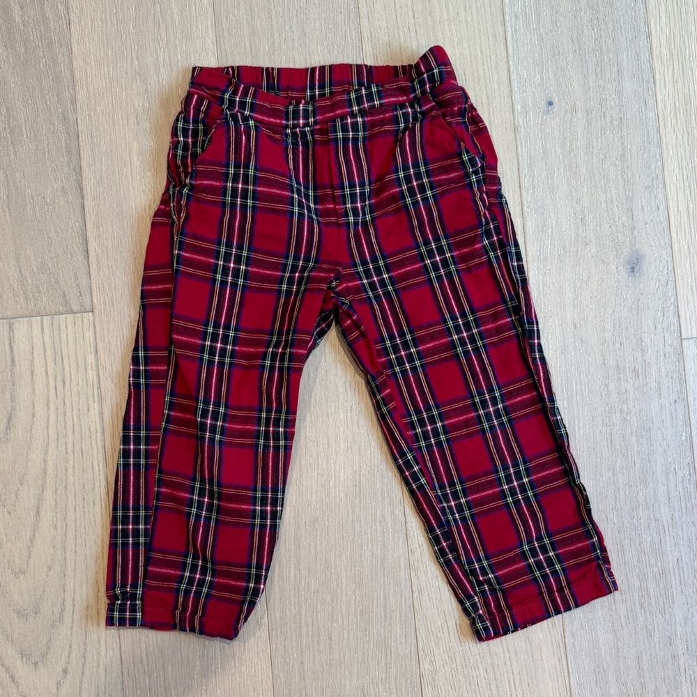 Red Plaid Pants
